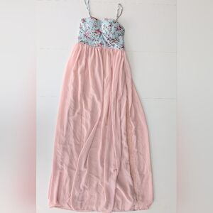 TWIK Corset Top Maxi Dress